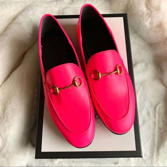 Gucci Hot Pink Loafers